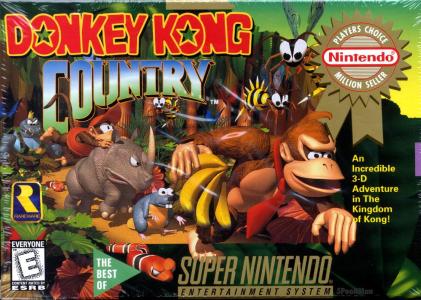 Donkey Kong Country Box Art