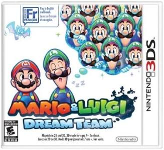 Mario and Luigi: Dream Team Box Art