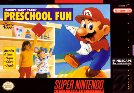 Mario's Early Years - Preschool Fun Box Art