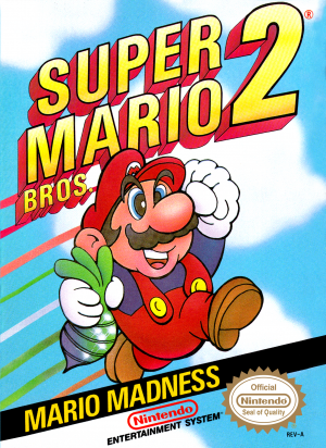 Super Mario Bros 2 (USA) Box Art