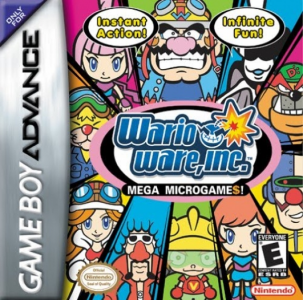 WarioWare Inc: Mega Microgame$ Box Art