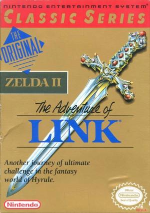 Zelda II: The Adventure of Link Box Art